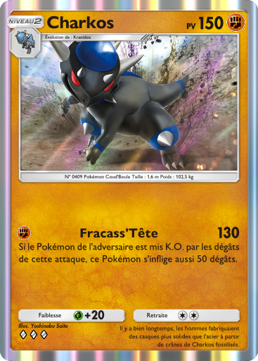 Charkos, dévastateur avec une energie