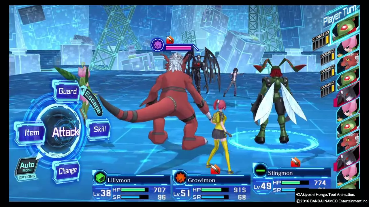 Digimon Cyber Sleuth combat