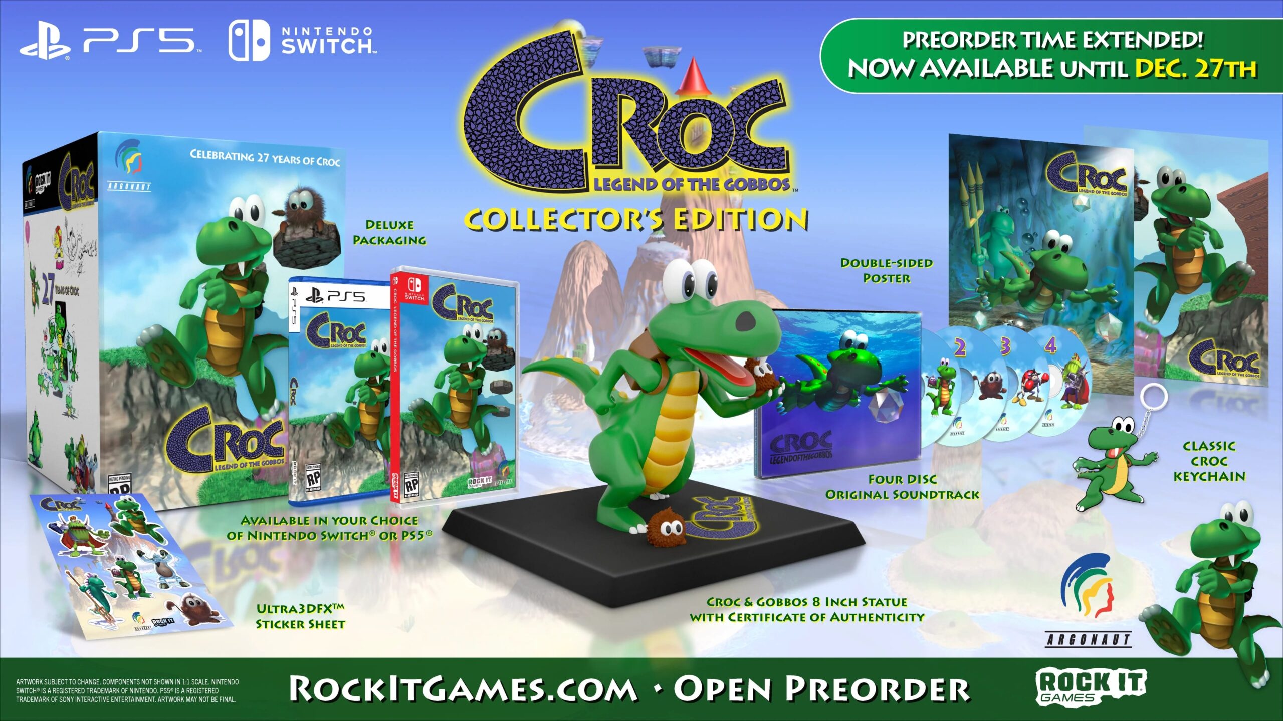 Croc Legend of the Gobbos Collector's Edition