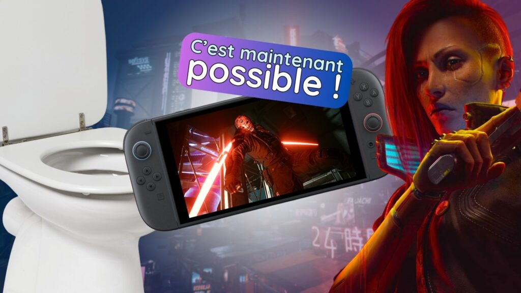 Jouer à Cyberpunk 2077 aux WC ? Merci Nintendo Switch 2 !