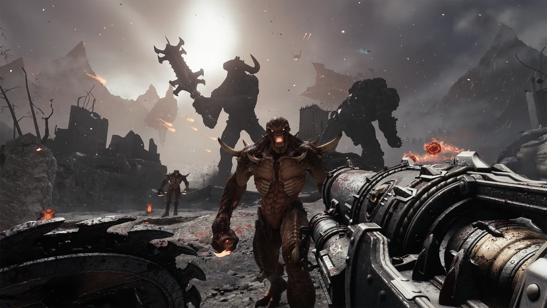 Combat brutal Doom The Dark Ages