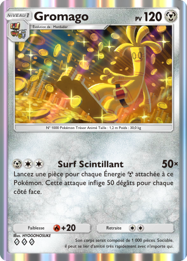 Carte Gromago Pokémon