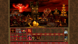 Château Inferno : démons, portails et feu infernal.