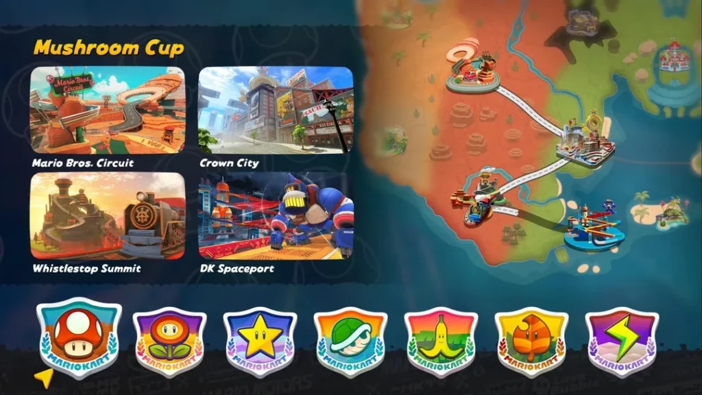 Les huit coupes classiques