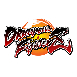 Logo officiel du jeu Dragon Ball FighterZ sur fond transparent avec boule de cristal en arrière-plan