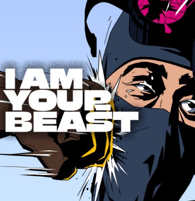 Logo officiel du jeu I Am Your Beast avec style bande dessinée