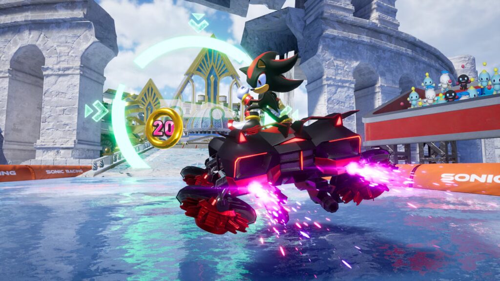 Sonic Racing CrossWorlds défie Mario Kart World avec ses Travel Rings