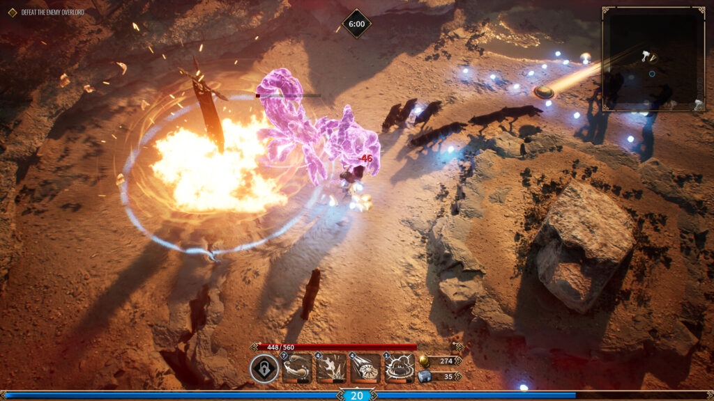 Duel contre scorpion spectral