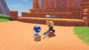 Astro affronte Cloud sur un terrain sablonneux