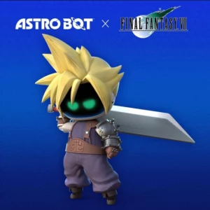 Cloud en version Astro Bot dans le DLC Challenge