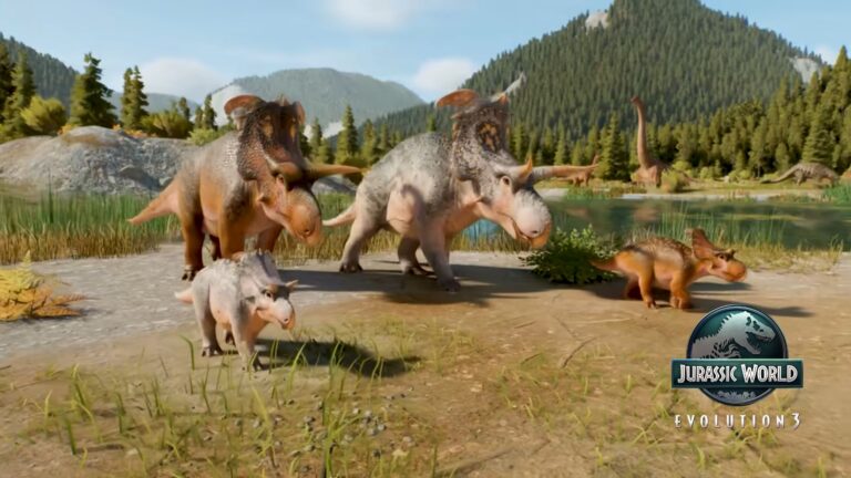 Jurassic World Evolution 3 dévoile les Lokiceratops dans une nouvelle vidéo showcasing