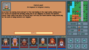 Dialogue avec un PNJ dans Legends of Amberland III.