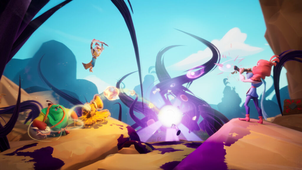 Combat coopératif musical – Gameplay de MAJJAM