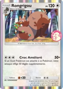 Carte événementielle de Rongrigou dans Pokémon TCG Pocket
