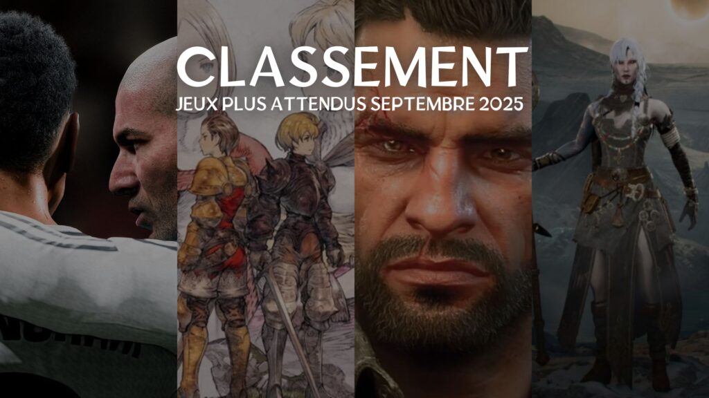 Top 5 des sorties de jeux les plus attendus en septembre 2025 et y'a du lourd !