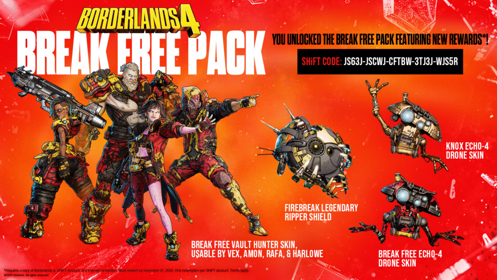 Borderlands 4 : tous les codes Shift, astuces exclusives et contenu des coffres (septembre 2025)