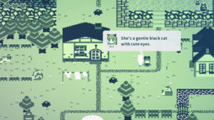 Dialogue avec un PNJ dans Cassette Boy