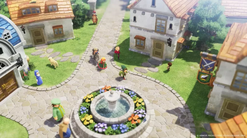 Visite d’un village paisible dans Dragon Quest VII Reimagined