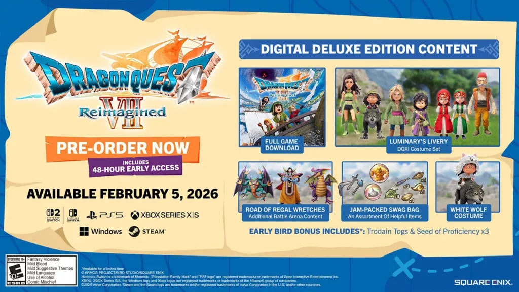 🐉 À retenir sur Dragon Quest VII Reimagined
