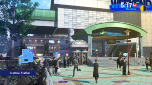 Entrée de la station Iwatodai dans Persona 3 Reload