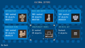 Séquence de nettoyage d’un train rouillé dans Pixel Washer