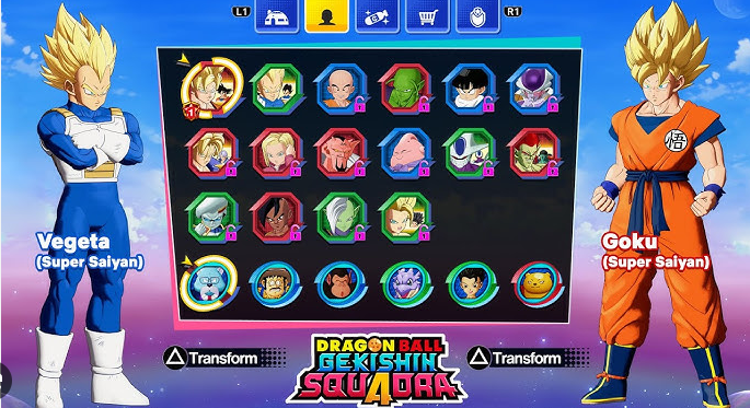 Un roster de 22 héros légendaires réunit toute la saga Dragon Ball