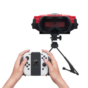 Présentation du Virtual Boy Classics utilisé avec une manette blanche de la Nintendo Switch 2