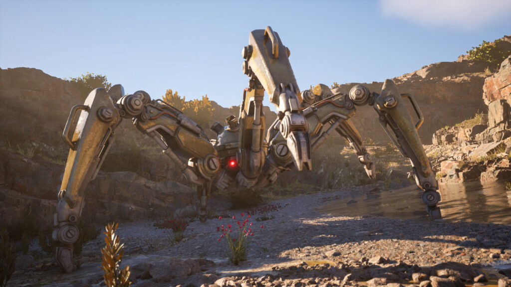 Les robots ennemis de War Mechanic imposent un danger constant et varié