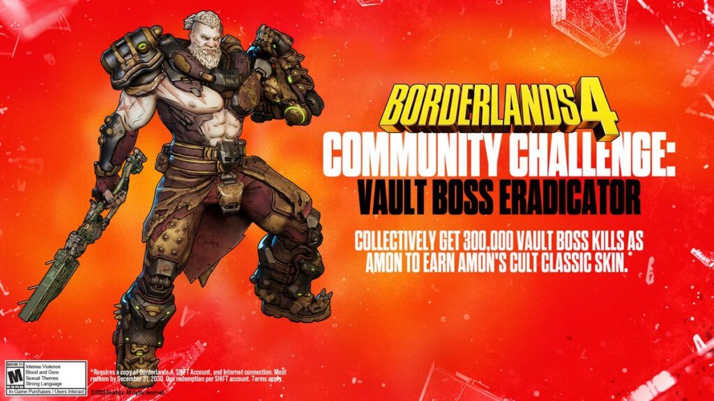 Borderlands 4 : l&rsquo;apparence exclusive « Cult Classic » d&rsquo;Amon débloquée via un code SHIFT gratuit