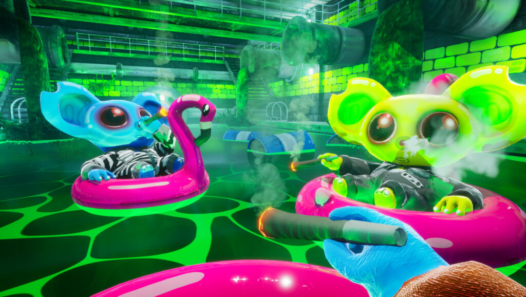 Les Jailiens profitent d’une pause détente dans les égouts