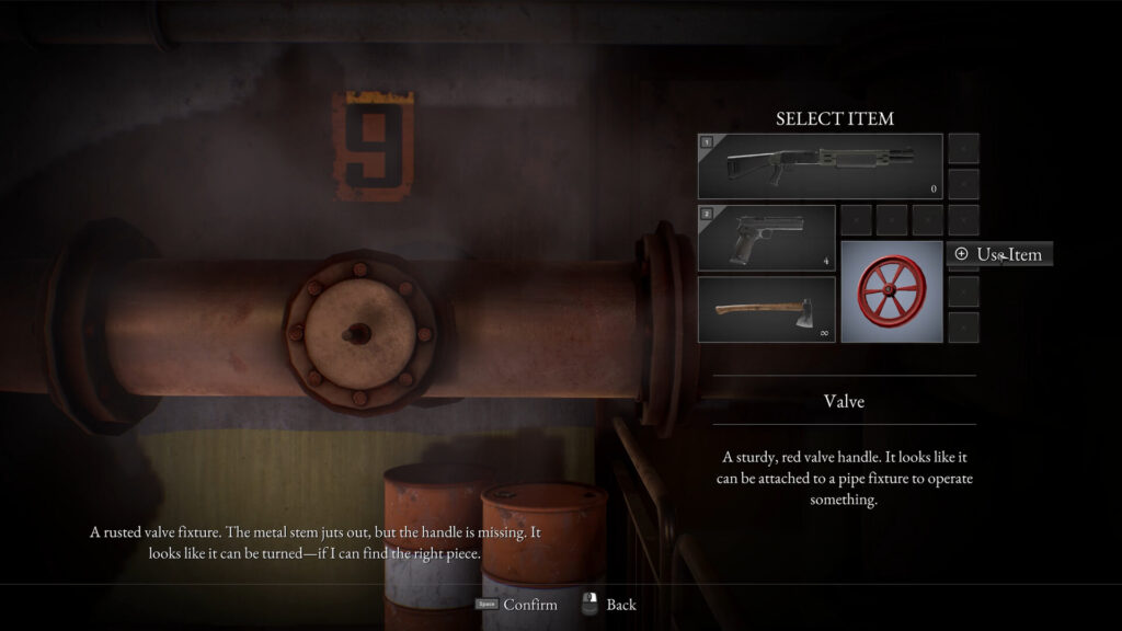 Liminal Point gestion des ressources et inventaire inspiré de Resident Evil