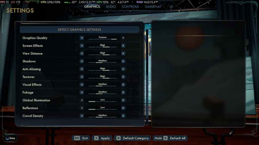 The Outer Worlds 2 PC : performances FPS en 1080p avec paramètres " Maximum " sur 31 cartes graphiques testées