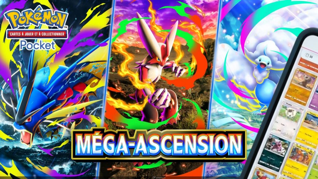 Pokémon TCG Pocket célèbre son anniversaire avec l'extension Mega-Ascension classée B1