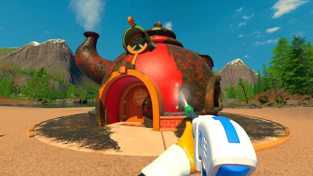 Le gameplay de PowerWash Simulator 2 élève le nettoyage à de nouveaux sommets littéralement