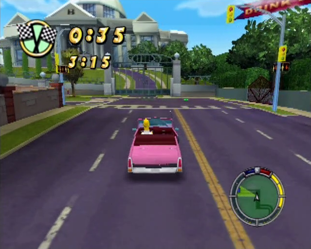 the-simpsons-hit-and-run-gameplay1