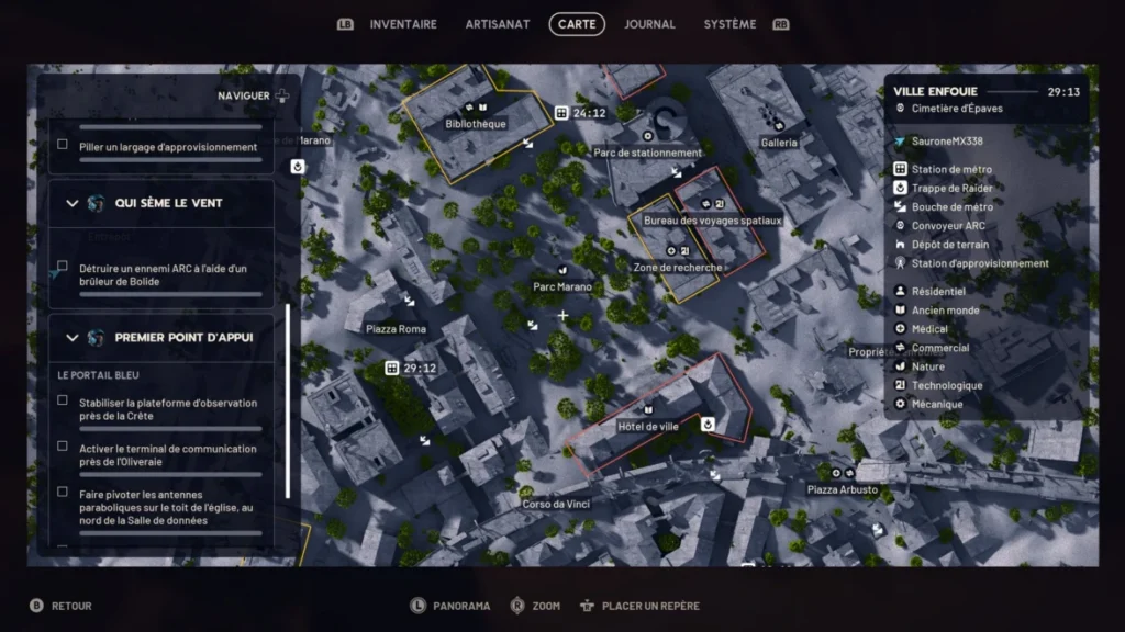 Localisation et techniques de récolte optimales