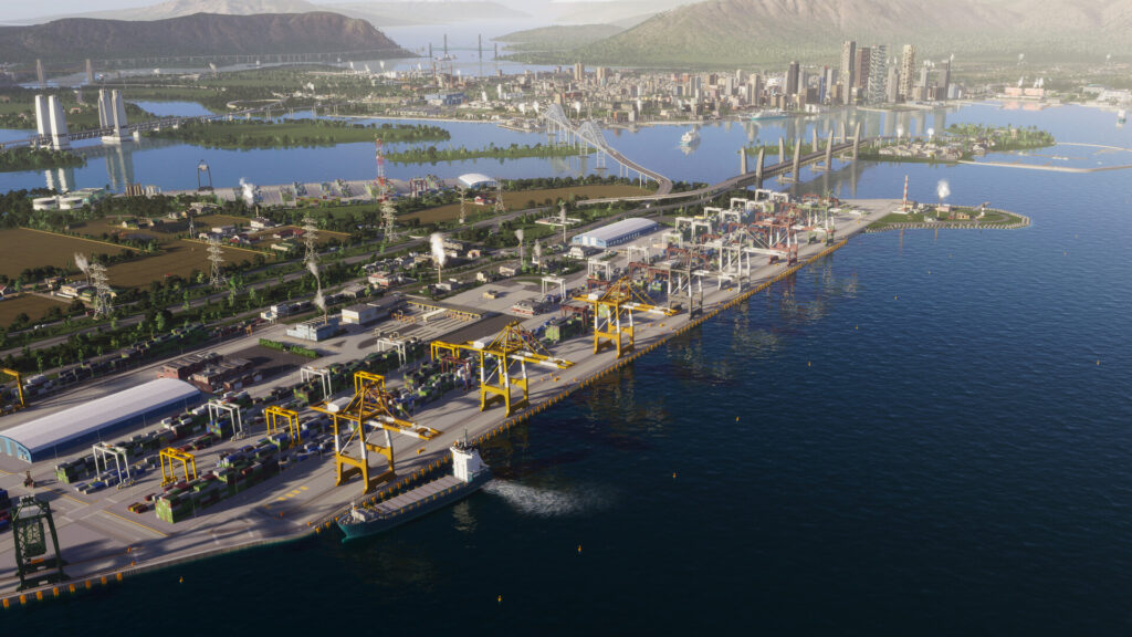 Cities Skylines 2 accueille une autre DLC : Bridges & Ports avec + de 100 nouveautés