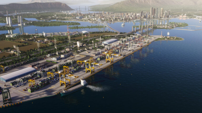 Cities Skylines 2 accueille une autre DLC : Bridges & Ports avec + de 100 nouveautés