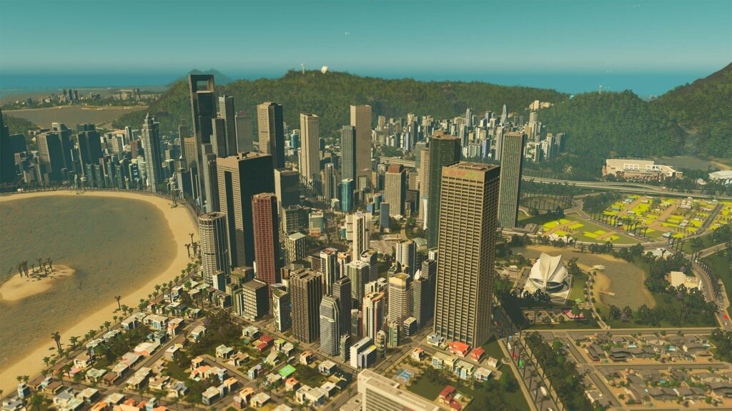 Cities Skylines Remastered – Screenshot Gameplay Construction N°3