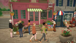 Interface de gameplay Paralives affichant les mécaniques de jeu de simulation de vie avec gestion des personnages et interaction sociale dans cet indie game