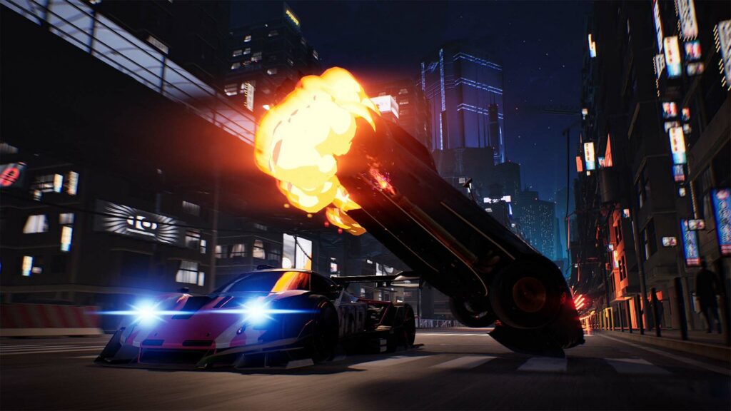 Screamer dévoile dans un nouveau trailer son gameplay : Jeu de course à l'esthétique anime cyberpunk