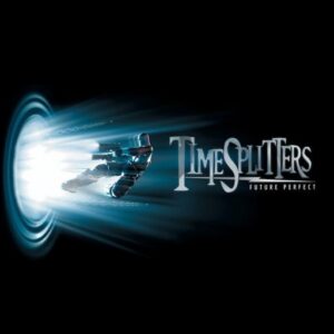 TimeSplitters Future Perfect logo officiel jeu FPS Free Radical Design 2005 PS2 Xbox GameCube