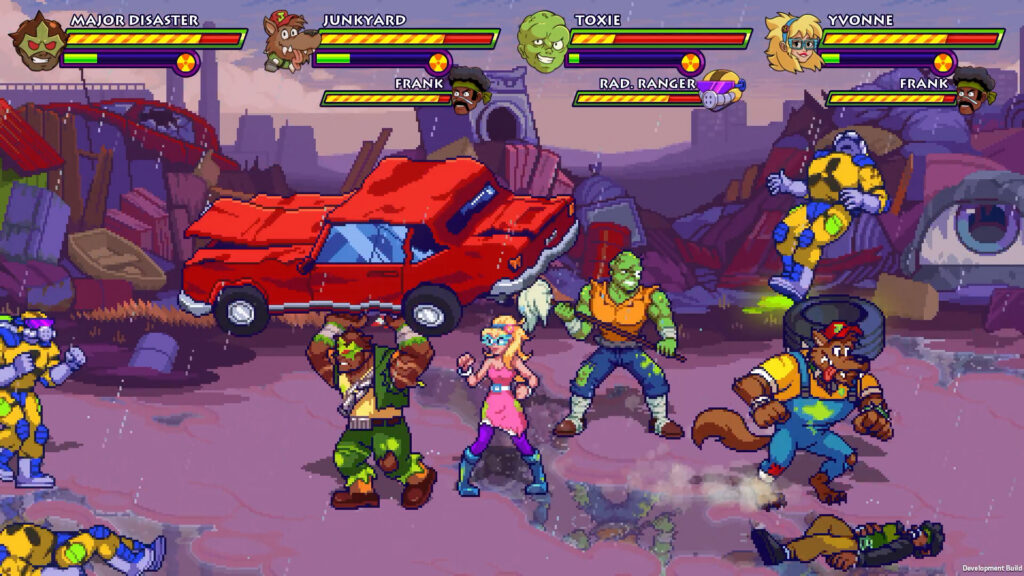 Toxic Crusaders – Gameplay beat’em up NES SNES
