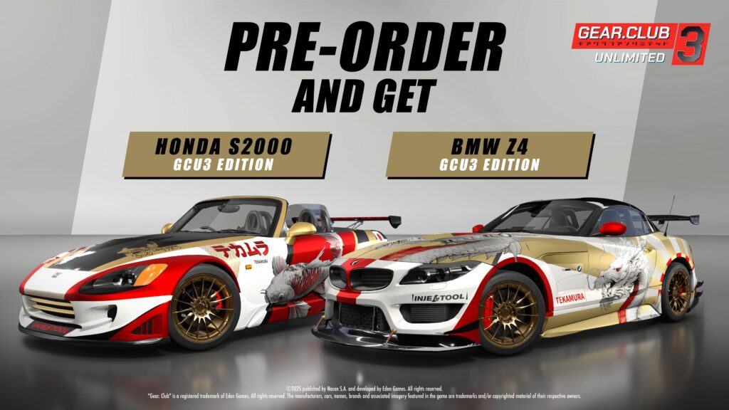 Distribution exclusive et éditions spéciales pour Gear.Club Unlimited 3