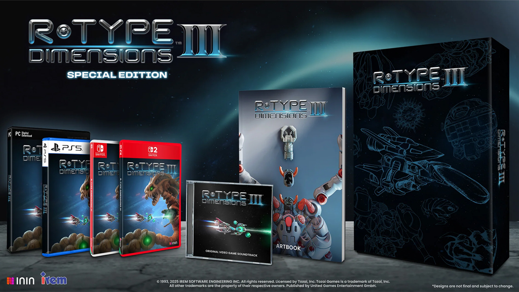 Distribution physique et éditions de collection pour R-Type Dimensions III