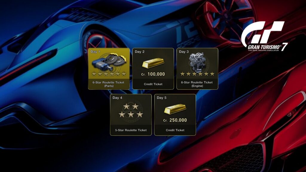 Gran Turismo 7 vous offre gratuitement pleins de récompenses pour Noël, à récupérer au plus vite