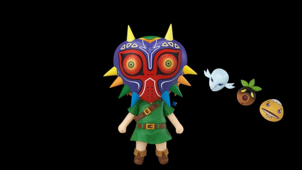 Figurine Nendoroid Link Majora's Mask 3D : une version élaborée avec masques emblématiques