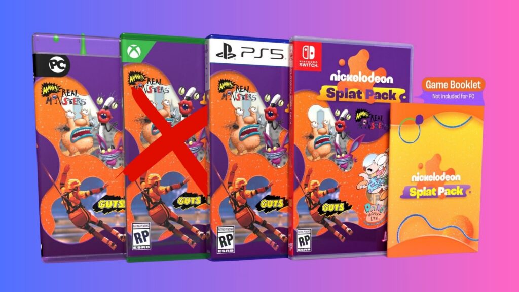Nickelodeon Splat Pack : sortie le 30 janvier sur PS5, Switch et PC, version Xbox annulée