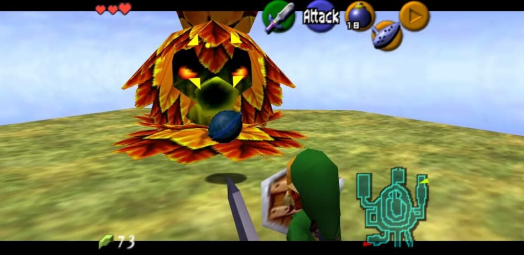 The Legend of Peach propose un boss custom et la collecte des Skulltula Tokens