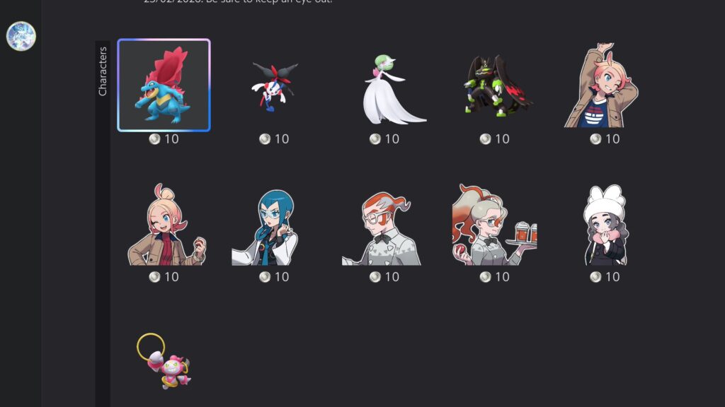 Le dernier set d'icônes Légendes Pokémon ZA met en avant Méga Aligatueur et Méga Gardevoir